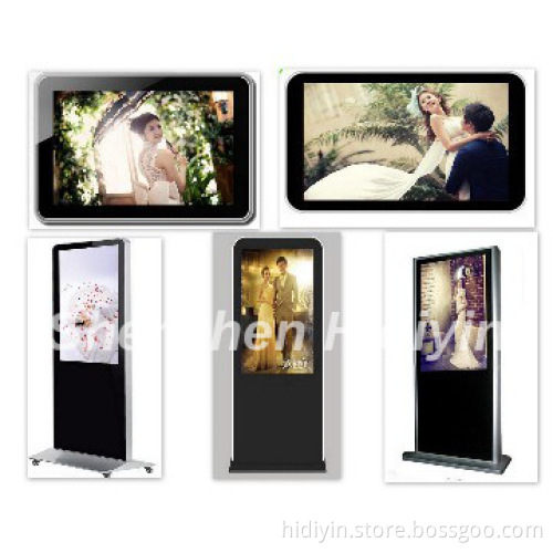 15/19/22/26/32/42/55/65 inch usb/3g/hdmi/wifi 9" shelf mounted Wifi